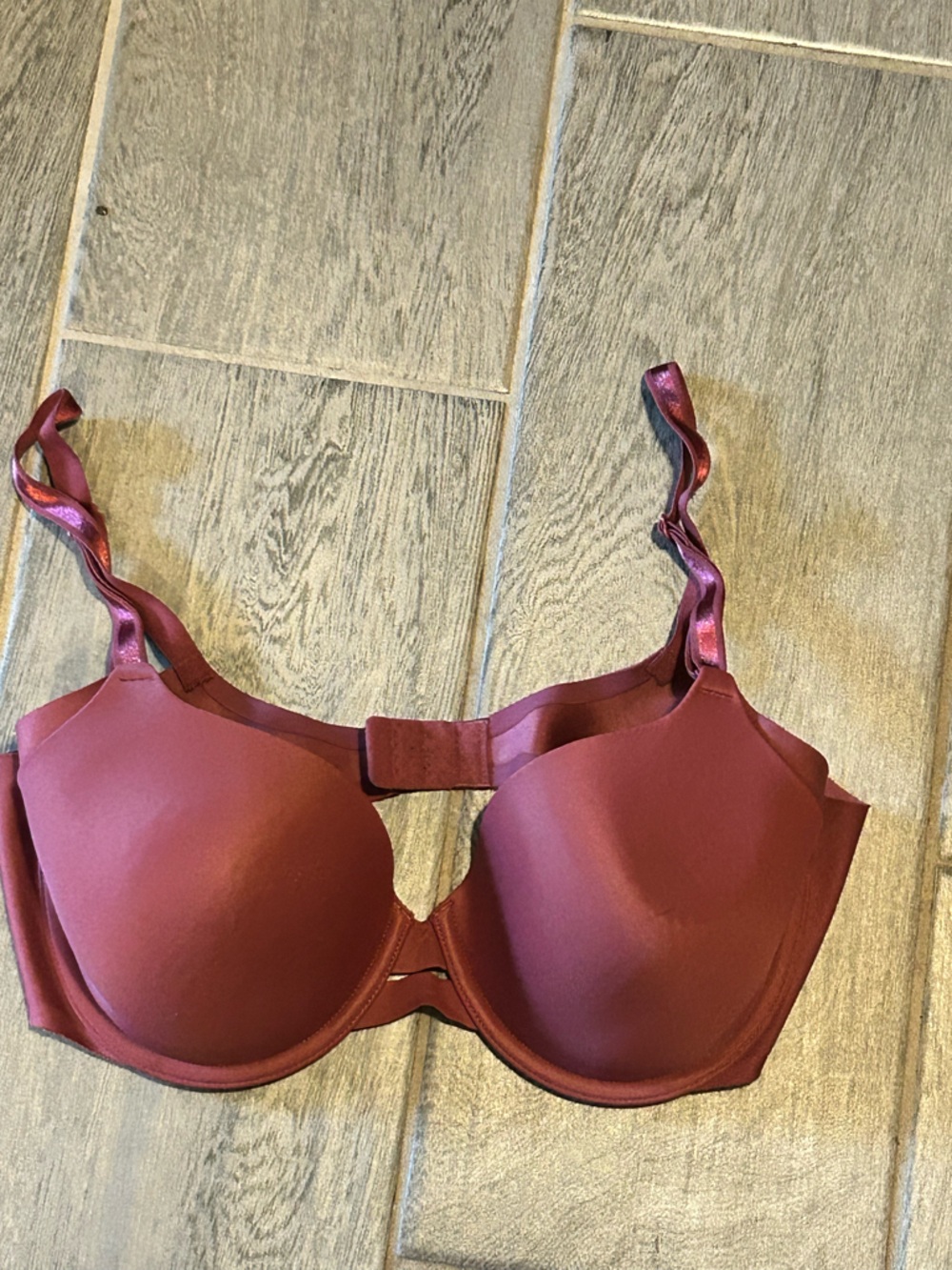 Warner's Pink Molded Cup Bra with Underwire Support - Size 34C